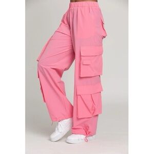 Goldhinge Pink Cargo Pants – Medium – Excellent Used Condition